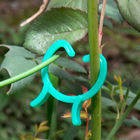 Fermaglio di plastica di torsione del palo della pianta del PE dell'anello del giardino 3cm