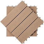 mattonelle di collegamento composite di plastica di legno modulari della piattaforma di 30*30cm WPC