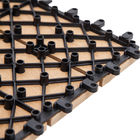 mattonelle di collegamento composite di plastica di legno modulari della piattaforma di 30*30cm WPC