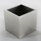 Contenitori del giardino di acciaio inossidabile di progettazione semplice 304 50cm del cubo