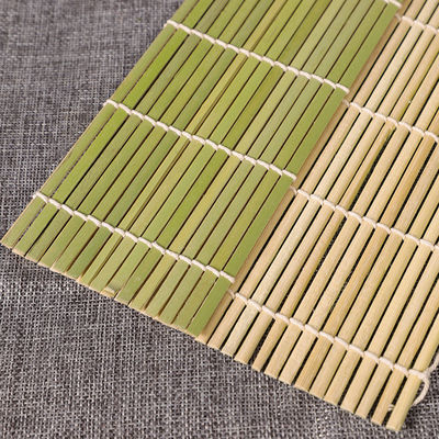 Rotolamento di bambù 3mm naturale Mat Kit dei sushi di Flatstick 27cm della cassaforte dell'alimento
